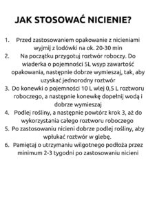 JAK STOSOWAĆ NICIENIE