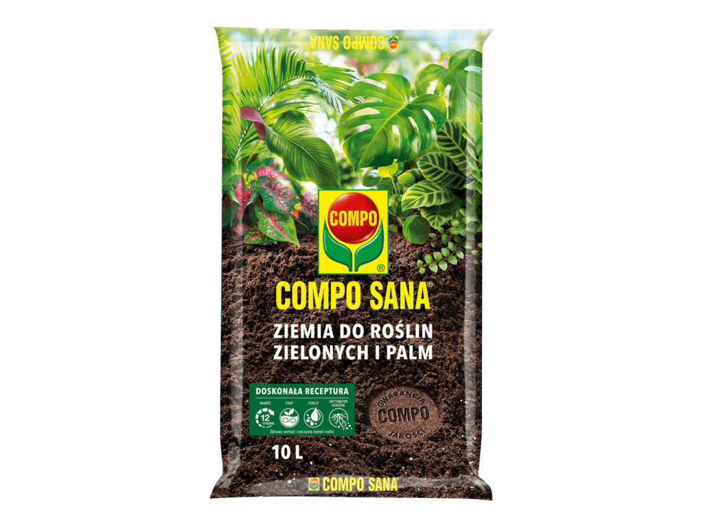 ziemia do roślin zielonych i palm compo