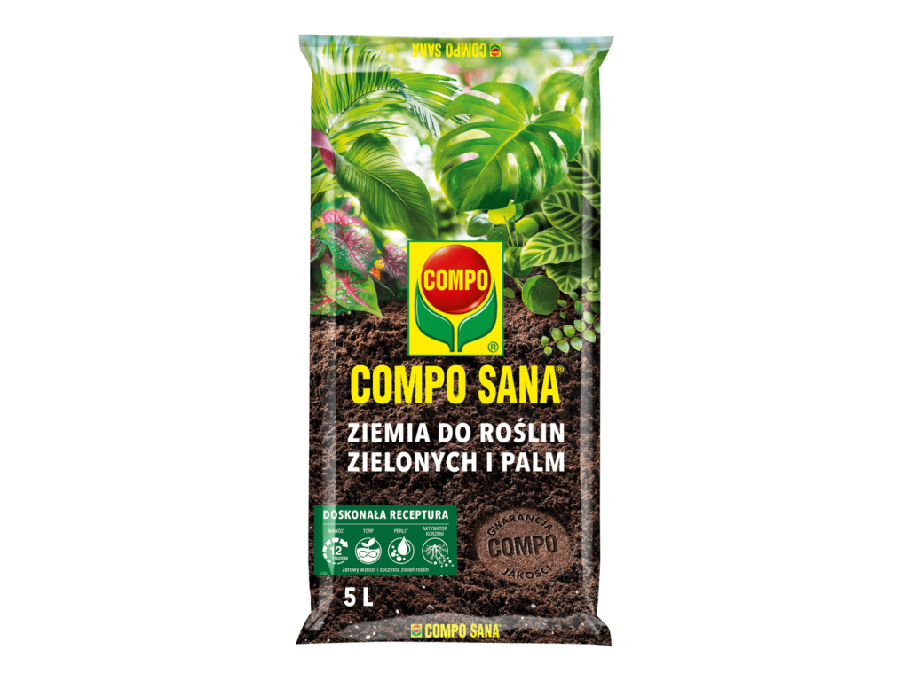 ziemia do roślin zielonych i palm compo
