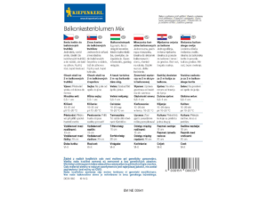 Mieszanka kwiatów balkonowych nasiona