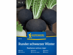 Rzodkiew czarna zimowa 'Runder schwarzer Winter' nasiona Kiepenkerl